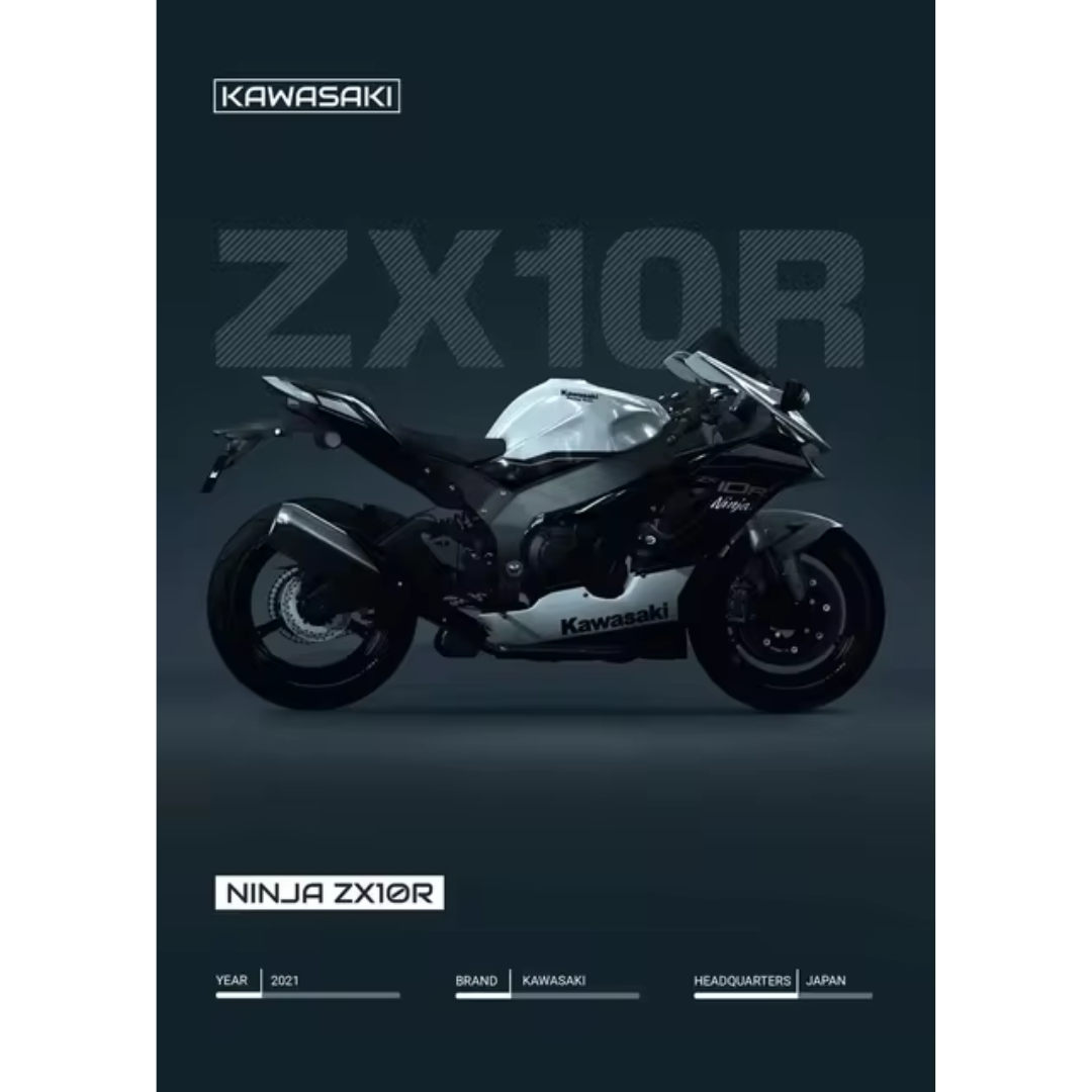 KAWASAKI ZX10R (Poster)