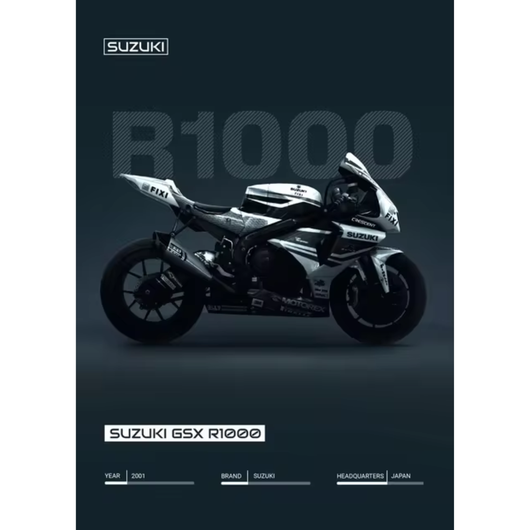 SUZUKI GSX R1000 (Poster)